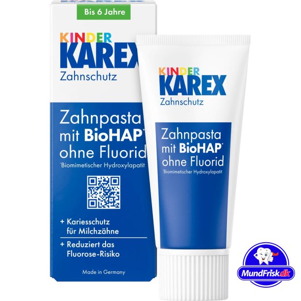 Hydroxyapatite Barntandkrm KAREX BioHAP Utan Fluor 50 ml