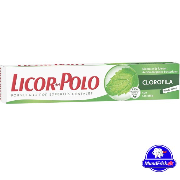 Klorofyl Tandpasta LICOR del Polo Clorofila 75 ml.