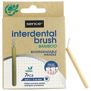 Bambus Mllemrumsbrster Sence 0.60 mm 7 stk.