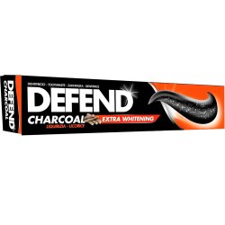Charcoal Tannkrem DEFEND Extra Whitening Licorice 75 ml.