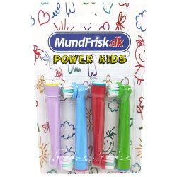 4 st. Power Kids borsthuvuden fr barn Oral-B-kompatibel
