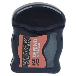 DEFEND Dental Floss Charcoal Extra Whitening Mint 50 mtr.