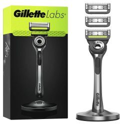 GilletteLabs Razor + Magnetic Dock + 3 Razor Blades