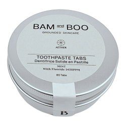 Tandkrmstabletter Bam&Boo Mentolfluorid 80 st.