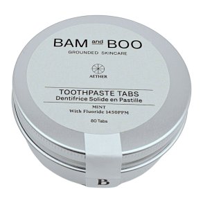 Tandkrmstabletter Bam&Boo Mentolfluorid 80 st.
