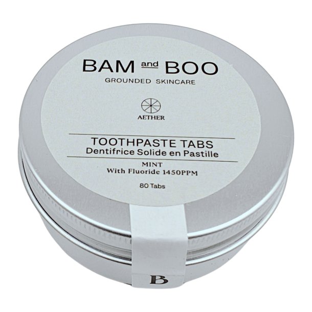 Tandkrmstabletter Bam&Boo Mentolfluorid 80 st.