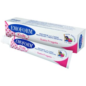 Barntandkrm Emoform Strawberry 2-6 r 50 ml.