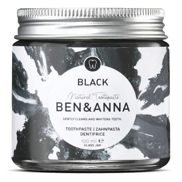 Naturlig Whitening Tandpasta BEN &amp; ANNA Charcoal 100 ml.