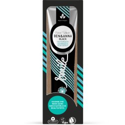 Naturlig Whitening Tandpasta BEN &amp; ANNA Black Charcoal Fluor 75 ml.