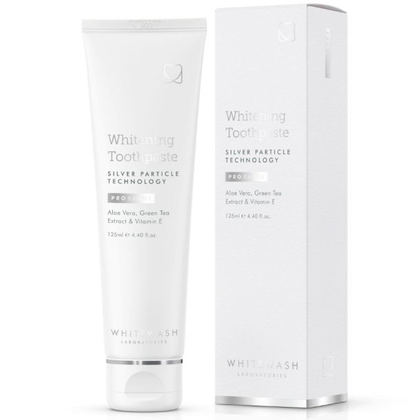 Tandblegning Tandpasta WhiteWash Silver Particle 125 ml.