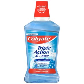Colgate Whitening Munvatten Triple Action Extra White 500 ml.