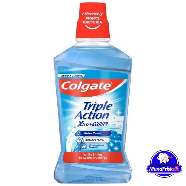 Colgate Whitening Mouthwash Triple Action Extra White 500 ml.