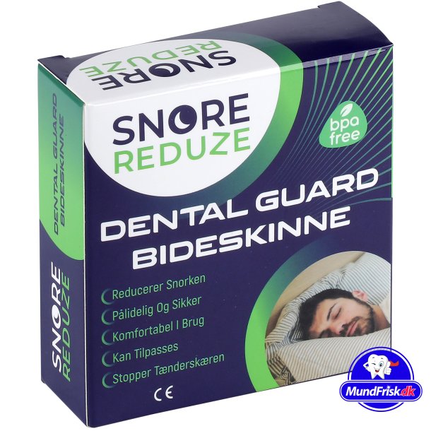 SnoreReduze Dental Guard Bideskinne Reducer skren tnder og snorken