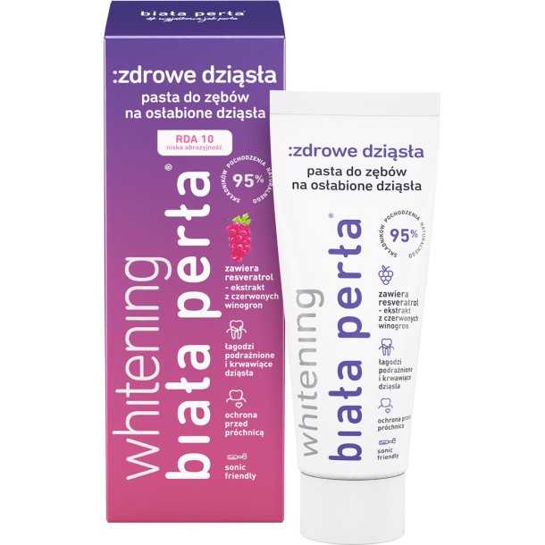 Parodontit Tandkrm BIALA PERLA Hlsosam Whitening 75 ml.