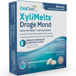 OraCoat XyliMelts Sugetabletter Mundtrhed Mintfri Xylitol 40 stk.