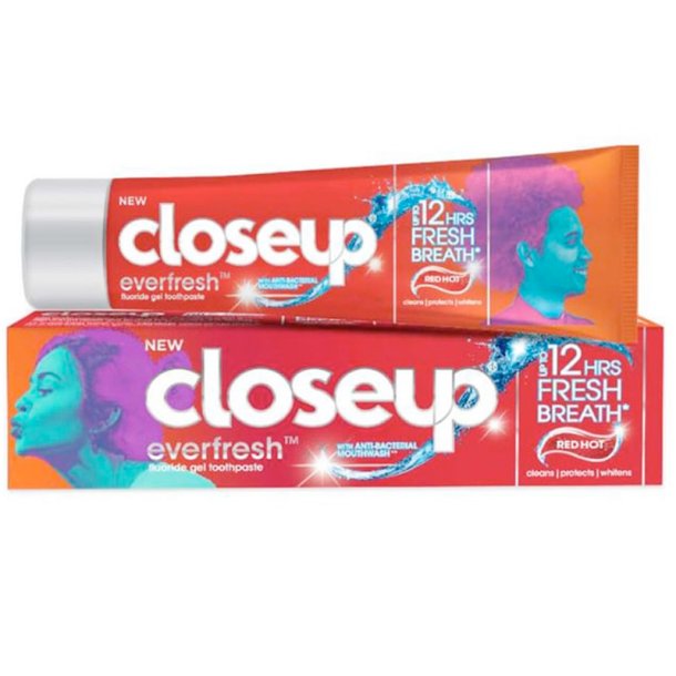 Closeup Tandpasta Gel Ever Fresh Red Hot 90 gr.