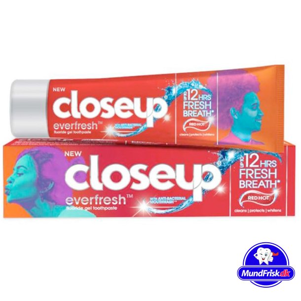 Closeup tandkrm Gel Ever Fresh Red Hot 90 gr.