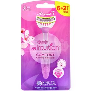 Wilkinson Engangsskrabere My Intuition Extreme 3 Cherry Blossom 8 stk.