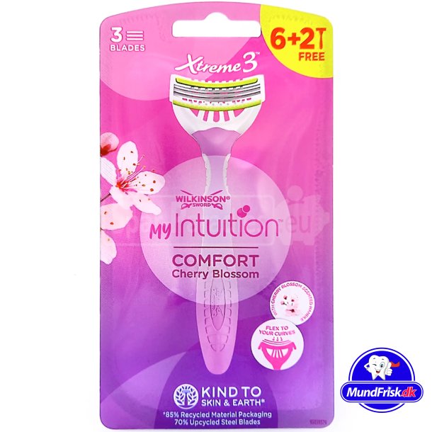Wilkinson Einwegschaber My Intuition Extreme 3 Cherry Blossom 8 Stk.