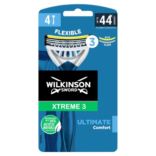 Wilkinson Engangsskrabere Extreme 3 Ulimate Comfort 4 stk.