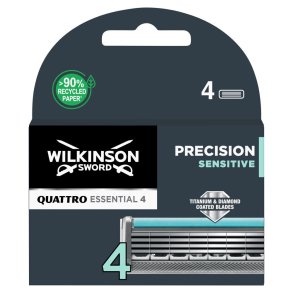 Wilkinson Quattro Titanium Precision Sensitive Razor Blades 4 st.