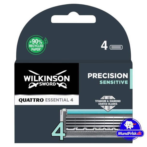 Wilkinson Quattro Titanium Precision Sensitive Rasierklingen 4 Stk.