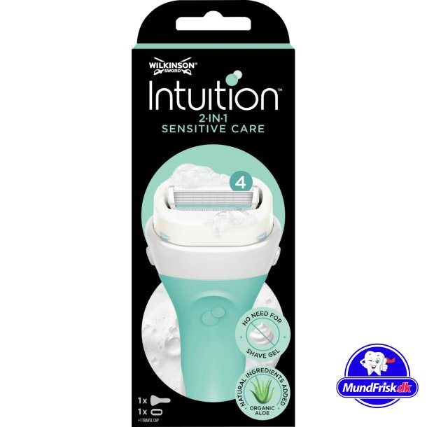 Wilkinson Sword Barberskraber Woman Intuition 2-in-1 SENSITIVE Care