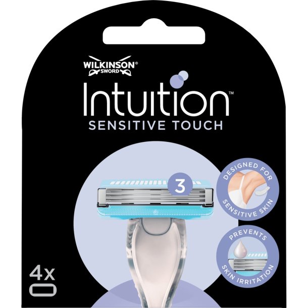 Wilkinson Sword Barberblade Woman Intuition SENSITIVE Touch 4 stk.