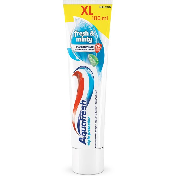 Aquafresh Tandkrm Fresh &amp; Minty 100 ml.