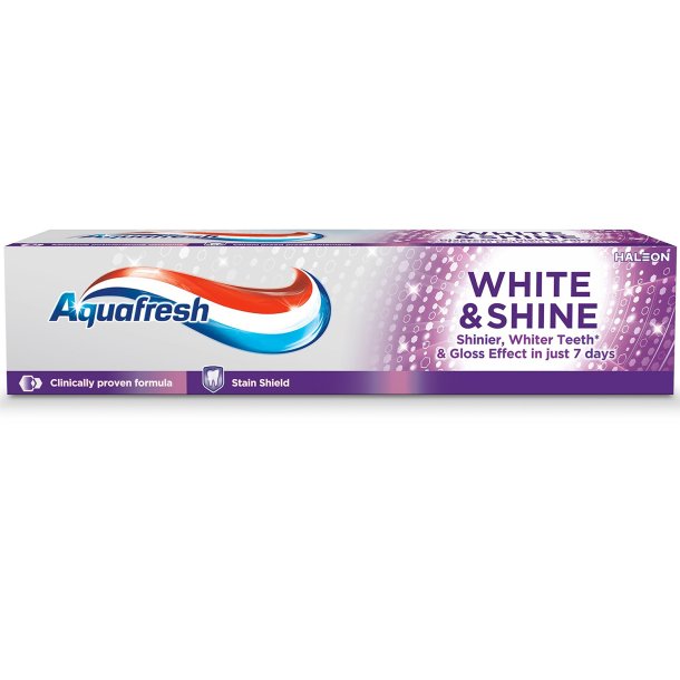 Aquafresh Whitening Tandpasta White &amp; Shine 100 ml.