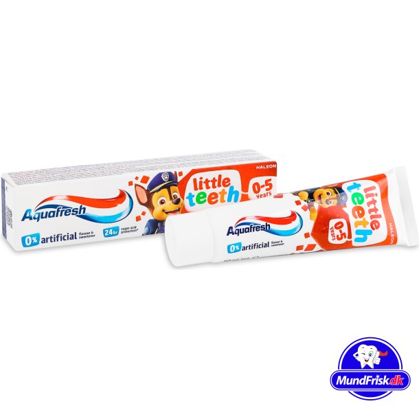 Aquafresh Barnetannkrem Little Teeth 0-5 r 50 ml.
