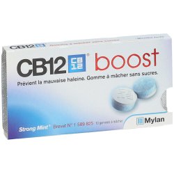 SB12 Tuggummi CB12 Boost Strong Mint 10 st