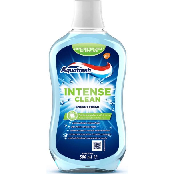 Aquafresh Munvatten Intense Clean Energy Fresh 500 ml.