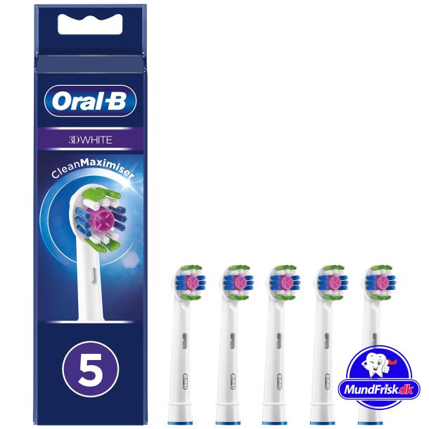 Oral-B 5 Stk. 3D White CleanMaximiser-B&uuml;rstenk&ouml;pfe