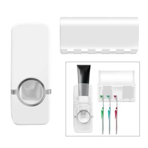 Tandpasta-dispenser + Tandbrsteholder InnovaGoods