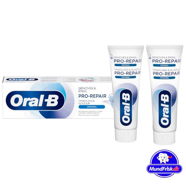 Oral-B Tandkrm 2 x 75 ml. Pro -Repair tandktt och emalj