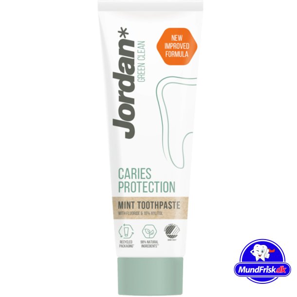 Jordan Green Clean Caries Protection Tannkrem 75 ml