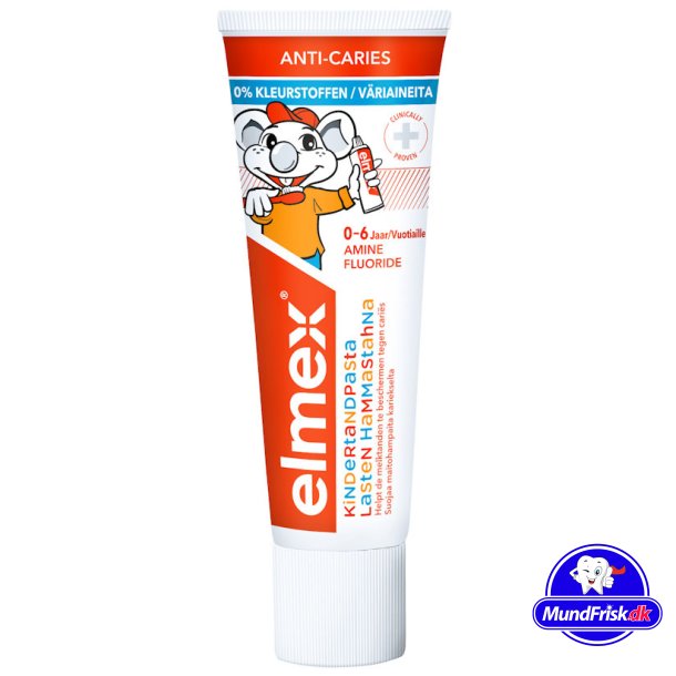 Brnetandpasta Elmex Anti-Caries 0-5 r 75 ml.