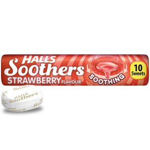 HALLS Soothers Halstabletter Strawberry 45 gr.