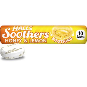 HALLS Soothers Halstabletter Honey & Lemon 45 gr.
