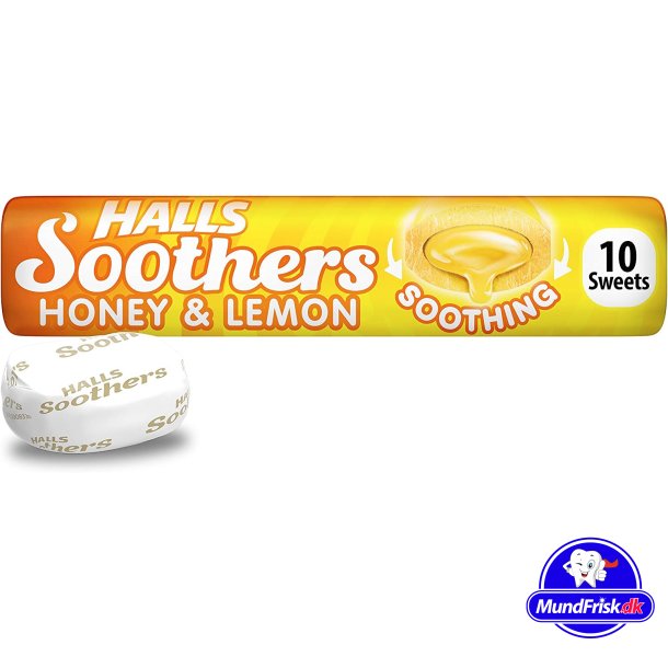 HALLS Soothers Halspastiller Honey &amp; Lemon 45 gr.