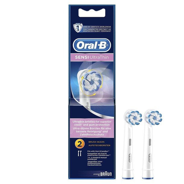 Oral-B Sensi UltraThin Sensitive Brstehoveder 2 stk.