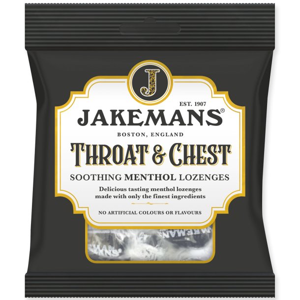 Jakemans Halspastillen Throat &amp; Chest 73 gr.