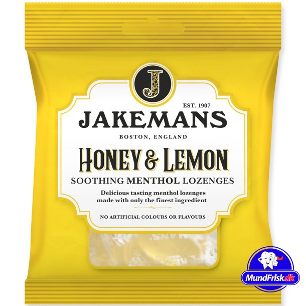 Jakemans Halspastiller Honey &amp; Lemon 73 gr.