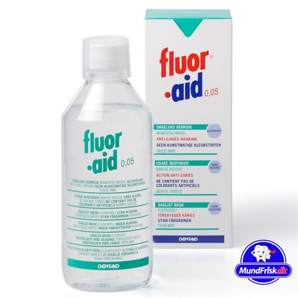Fluor Aid 0.05 % Mundskyl 500 ml.