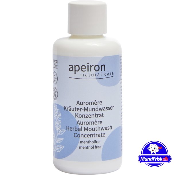 Nat&uuml;rliches Mundwasser Apeiron , mentholfrei, konzentriertes Aurom&ETH;&cedil;re Herbal
