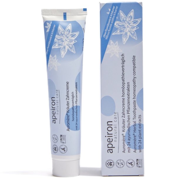 Apeiron Homopati Herbal Urte-tandpasta Uden Menthol &amp; Fluor 75 ml