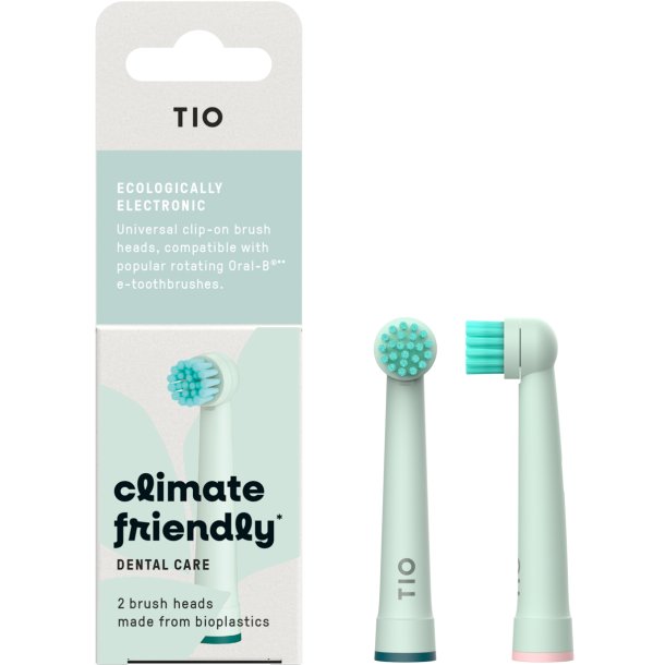 H�llbara borsthuvuden f�r Oral-B Tio Tiomatik Pink-Blue Bio-baserad