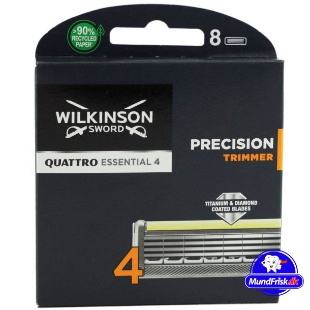 Wilkinson Quattro Titanium Pr&auml;zisionsrasierklingen 8 Stk.