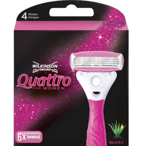 Wilkinson Quattro Women Barberblade 6 stk.